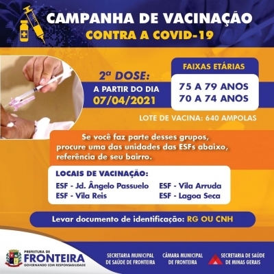 CAMPANHA DE VACINAÇÃO - COVID-18