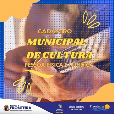 CADASTRO MUNICIPAL DE CULTURA