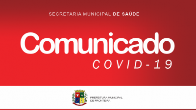 A Secretaria de Saúde de Fronteira comunica que foi registrado o primeiro óbito no município em um paciente com Covid-19
