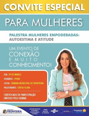 CONVITE ESPECIAL PARA AS MULHERES